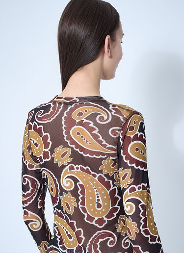 JW Anderson Underpinning Top Brown jwa0260006