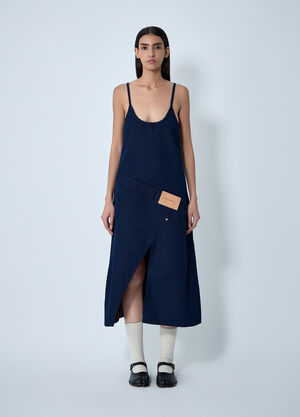JW Anderson ツイスト ワークウェアドレス  ブルー jwa0261002