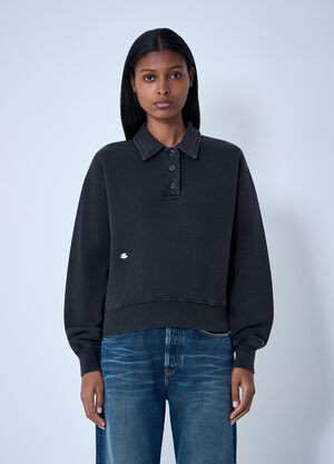 JW Anderson Polo Sweatshirt Black jwa0261006