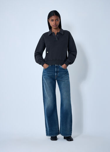 JW Anderson Polo Sweatshirt Black jwa0261006