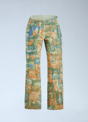 Kiko Kostadinov x Levi's CARINA FLARED JEAN Green kil0260003