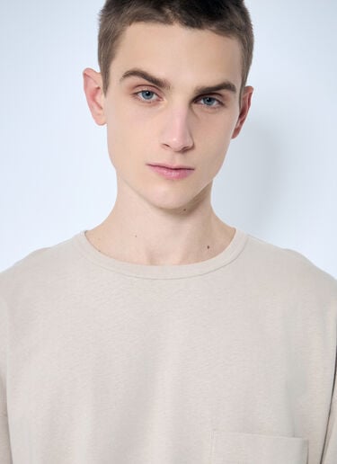 Boxy T-Shirt Lemaire Boxy T-Shirt Beige lem0160011