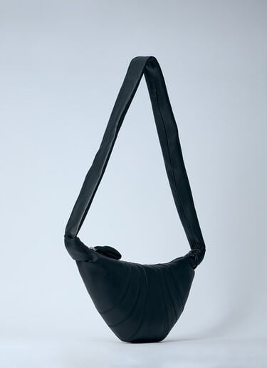 Lemaire Small Croissant Shoulder Bag Black lem0360008