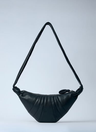 Lemaire Small Croissant Shoulder Bag Black lem0360008