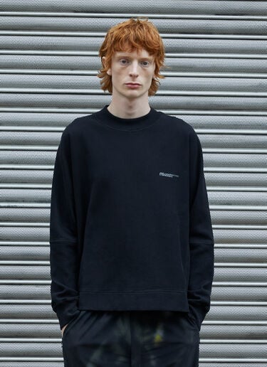 Massimo Osti Studio Logo Sweatshirt Black mao0158040