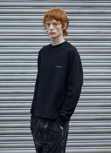 Massimo Osti Studio Logo Sweatshirt Black mao0158040