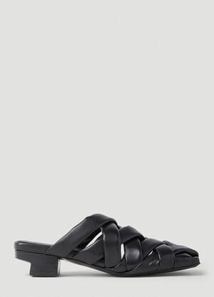 Marsèll Sbalzo Kitten Heel Mules Black mar0252007