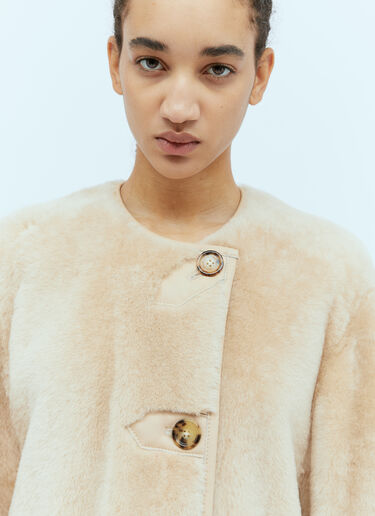 Max Mara 리버서블 양가죽 코트 베이지 max0254044