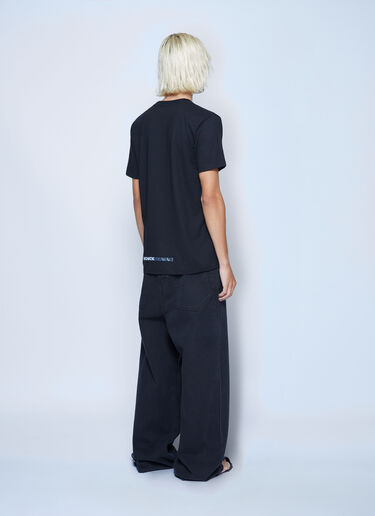 Mechatok x LN-CC Text Print T-Shirt Black mec0162002