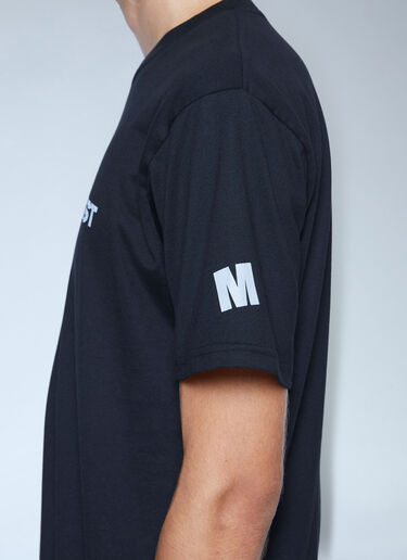 Mechatok x LN-CC Text Print T-Shirt Black mec0162002