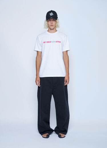 Mechatok x LN-CC Text Print T-Shirt White mec0162004