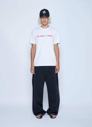 Text Print T-Shirt Mechatok x LN-CC Text Print T-Shirt White mec0162004