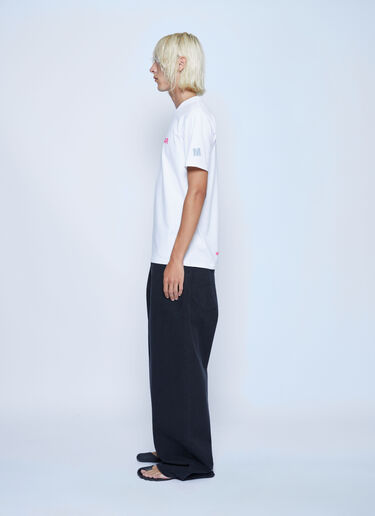 Mechatok x LN-CC Text Print T-Shirt White mec0162004