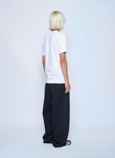 Text Print T-Shirt Mechatok x LN-CC Text Print T-Shirt White mec0162004