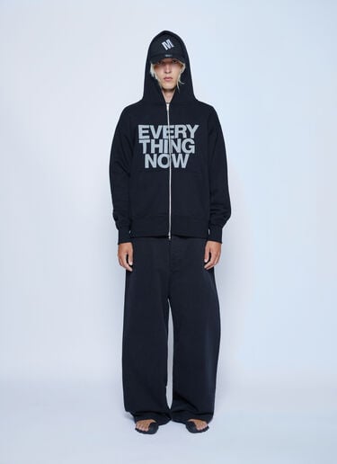 Logo Motif Hooded Sweatshirt Mechatok x LN-CC Logo Motif Hooded Sweatshirt Black mec0162005
