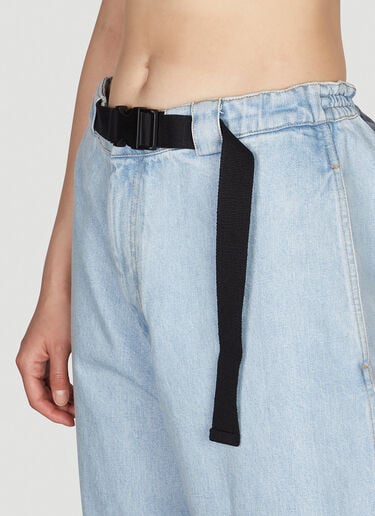 Overside Wide Leg Jeans Moncler x JW Anderson Overside Wide Leg Jeans Blue mjw0249008