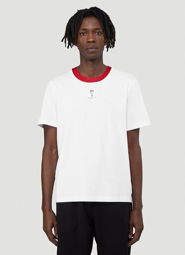 3 Pack Contrast Crewneck T-Shirt Maison Margiela 3 Pack Contrast Crewneck T-Shirt White mla0143014