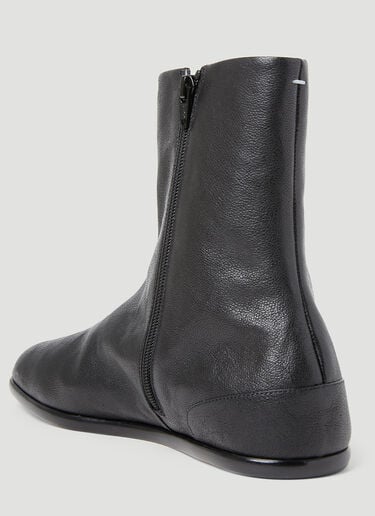 Maison Margiela 타비 앵클 플랫 부츠 블랙 mla0153024