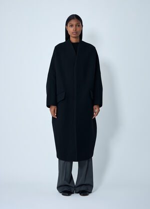MM6 Maison Margiela Double-Sleeve Coat Black mmm0261001