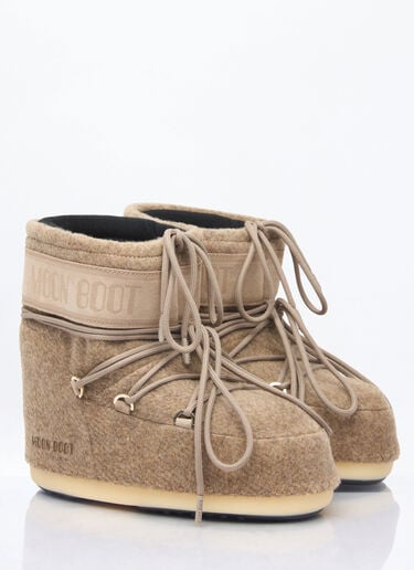 Moon Boot Icon Low Felt Boots Beige mnb0360006