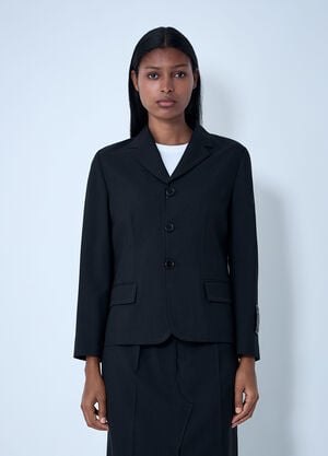 Marni Single-Breasted Blazer Black mni0261004