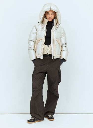 Moncler Grenoble Trevelin 短款羽绒服 银色 mog0258004
