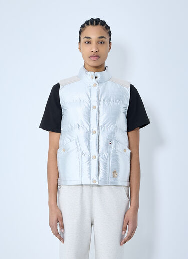 Moncler Grenoble Pinchot LamÃ© 羽绒马甲 银色 mog0259002