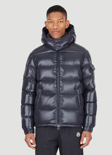 Puffer Moncler Maya Jacket Black Mens Moncler Maya Down Jacket