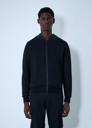 Moncler Cotton Logo Patch Cardigan Black mon0161017
