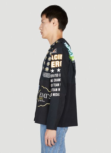 Patchwork Long Sleeve T-Shirt Marine Serre Patchwork Long Sleeve T-Shirt Black mrs0152010