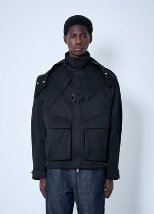 Mugler Heavy-Duty Cotton Jacket Black mug0160001