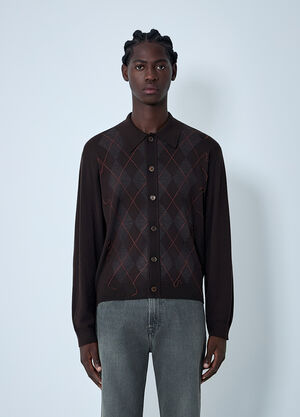 Our Legacy Evening Polo Shirt Brown our0162010
