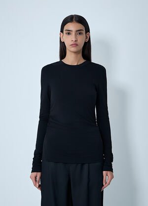 OUR LEGACY Strain Slim Top Black our0262023