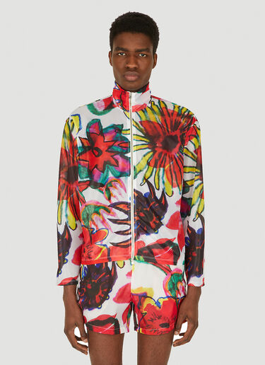 Flowers Print Sweatshirt Our Legacy Flowers Print Sweatshirt Red our0349002
