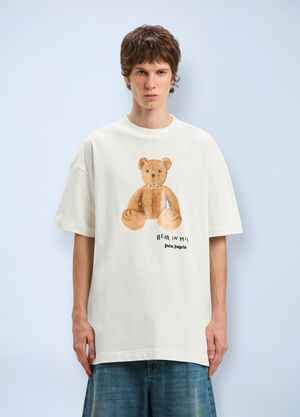 Palm Angels Bear In Mind T-shirt White pma0160007