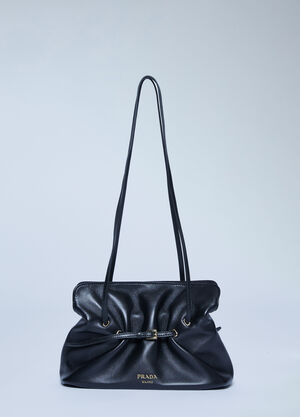 Prada Small Dada Shoulder Bag Black pra0262110