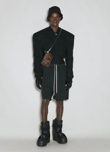 퍼 넥 지갑 Rick Owens 퍼 넥 지갑 브라운 ric0154013