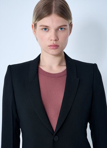 Rick Owens Extreme Soft Single-Breasted Blazer Black ric0261001