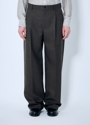 The Row Shelley Wool Pants Brown row0159004