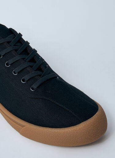 The Row Canvas Sneakers Black row0160015