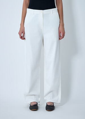 The Row Sharka Pants White row0261005