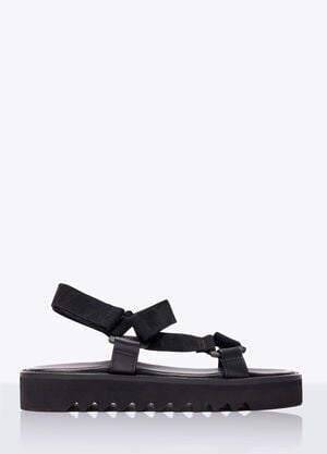 Scarosso Wooster V Suede Sandals Black scr0158043