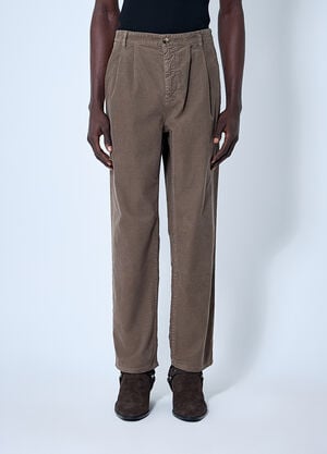 Saint Laurent Corduroy Pants Beige sla0159007