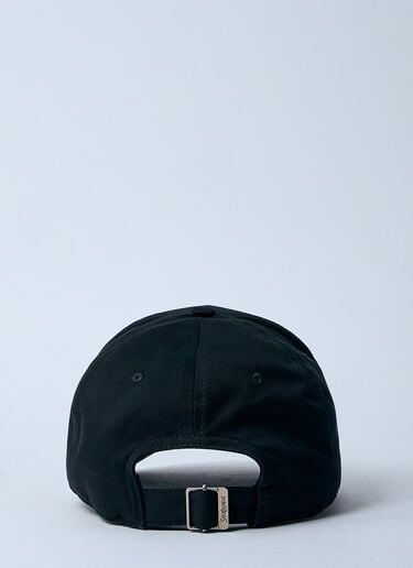 Saint Laurent 徽标图案棒球帽 黑色 sla0159017
