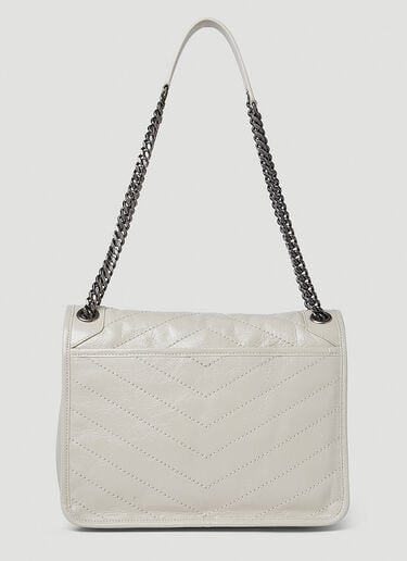 Saint Laurent 니키 미디엄 숄더 백 화이트 sla0249175