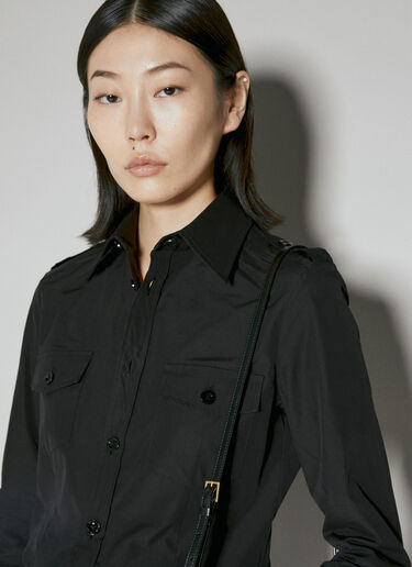 Saint Laurent Lou 皮革相机包 黑色 sla0253087
