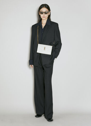 Cassandre Matelassé 链条钱包 Saint Laurent Cassandre Matelassé 链条钱包 乳白 sla0253115