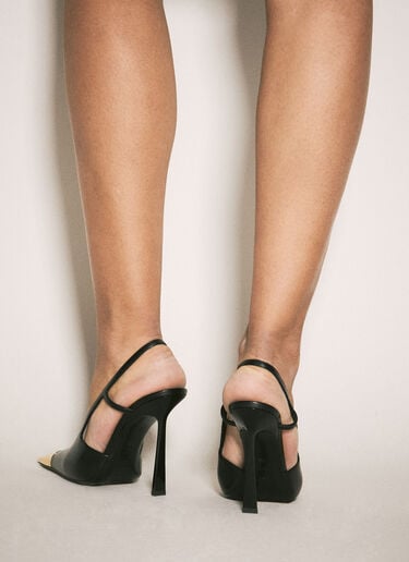 Jeanne Slingback Pumps Saint Laurent Jeanne Slingback Pumps Black sla0257039
