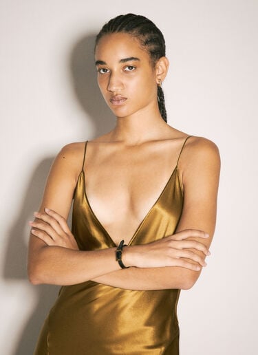 カサンドル ベルトブレスレット Saint Laurent カサンドル ベルトブレスレット ブラック sla0257057