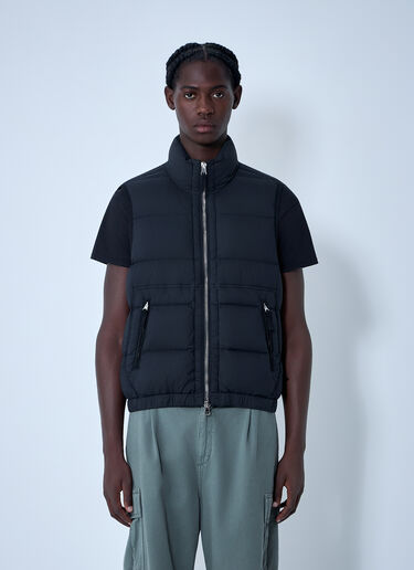 Stone Island Logo Patch Gilet Black sto0162017